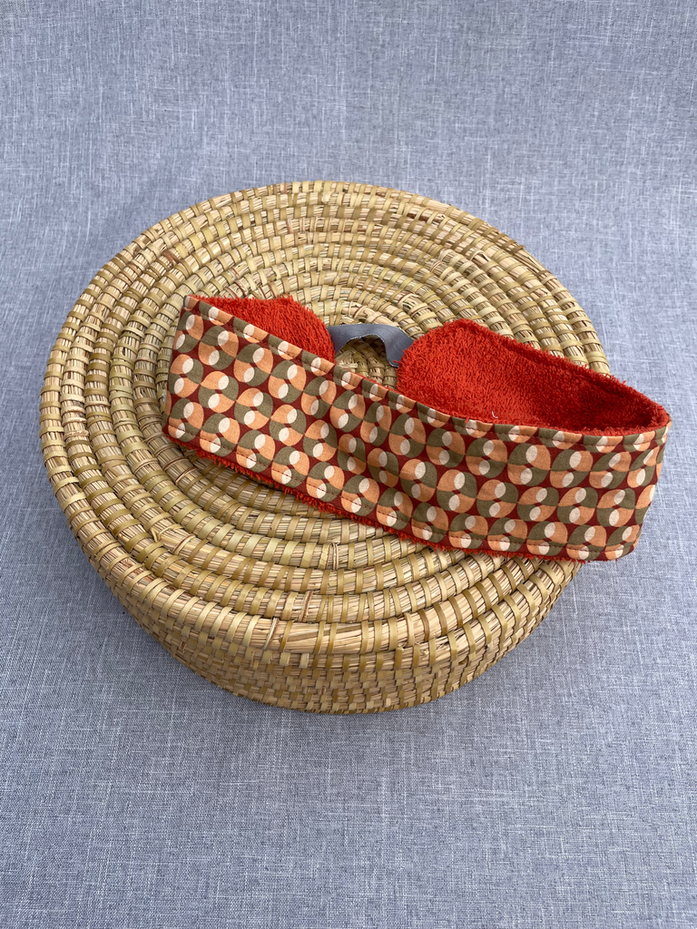 Bandeau - motifs/rouille