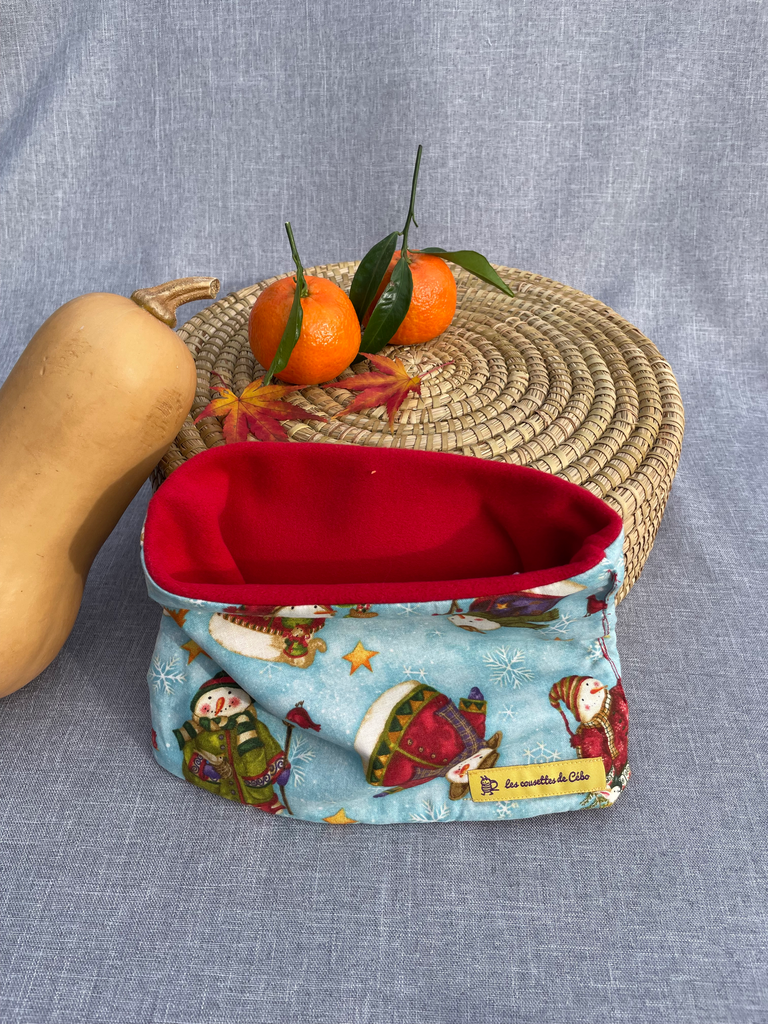 Snood "bonhomme de neige"