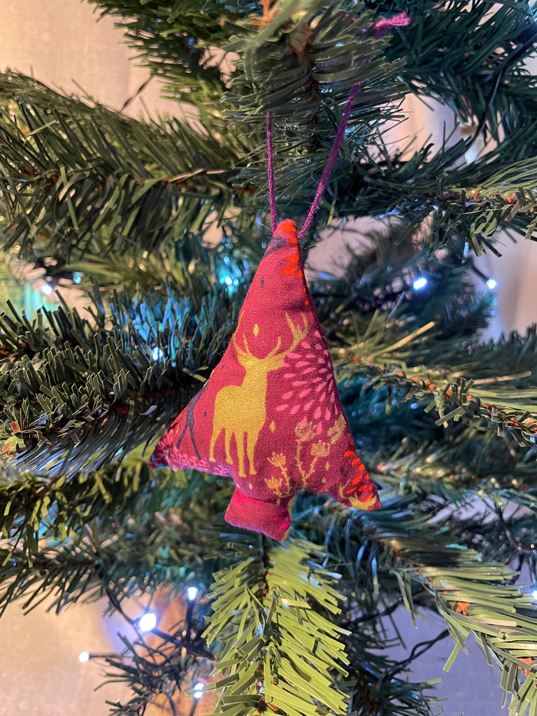 Suspension sapin "cerfs"