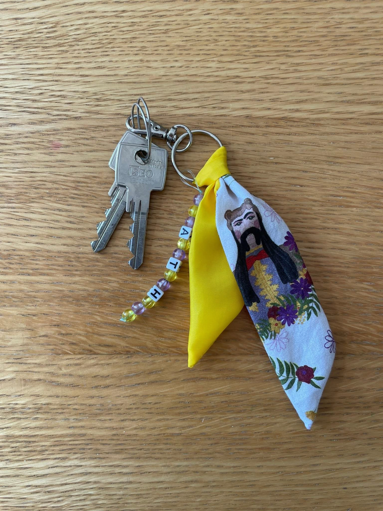 Porte-clé géant + perles