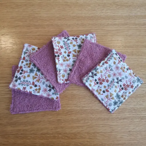 Lingettes - fleurs 