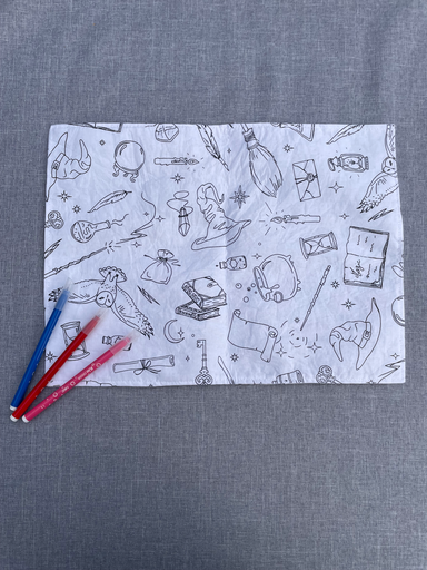 Set de table - magie et dinosaures