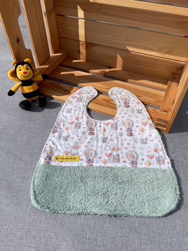 Bavoir - montgolfières